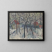 Alberi in un giardino - Cyprian Majernik — quadro incorniciato alla parete