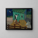 Cortile - Cyprian Majernik — quadro incorniciato alla parete