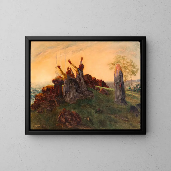 Il passaggio di Santa Brigida - Da Loria Norman — quadro incorniciato alla parete