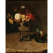 Riproduzione del dipinto Dahlie e Capucchie all'Urna d'Argento - Jacques-Émile Blanche