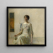 Dame con una Maschera - Thomas Wilmer Dewing — quadro incorniciato alla parete