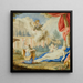 Dana e la pioggia d'oro - Andreas von Behn — quadro incorniciato alla parete