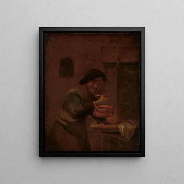 Daniel Boone - Man Eating from an Earthenware Pot.webp
