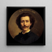 Ritratto di Georges Monval 1845-1910, archivista-bibliotecario della Comédie-Française - Daniel Bréard — quadro incorniciato alla parete