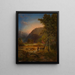 Vista del castello di Neu-Eberstein vicino a Gernsbach nella valle della Murg - Daniel Fohr — quadro incorniciato alla parete