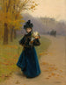 Woman in the Bois de Boulogne - Daniel Hernández Morillo — vista dell’opera