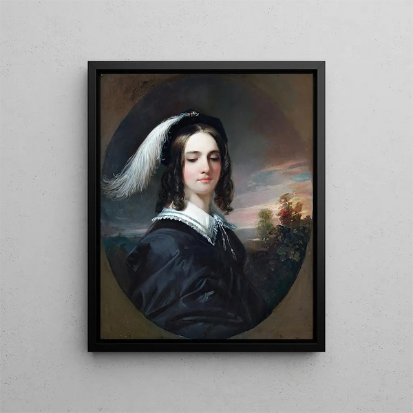 Marie Inman - Daniel Huntington — quadro incorniciato alla parete