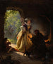 Diseuse di buona sorte gitana - Daniel Maclise — vista dell’opera