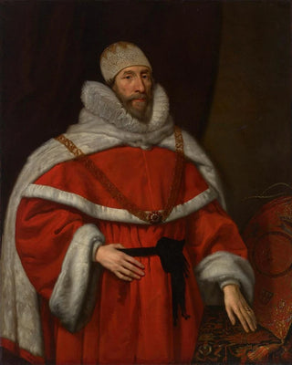 Daniel Mytens - Portrait of Chief Justice Sir Henry Hobart 15601625 1st Bt.webp