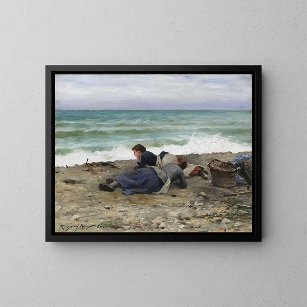 Marée haute à Étretat - Daniel Ridgway Knight — quadro incorniciato alla parete