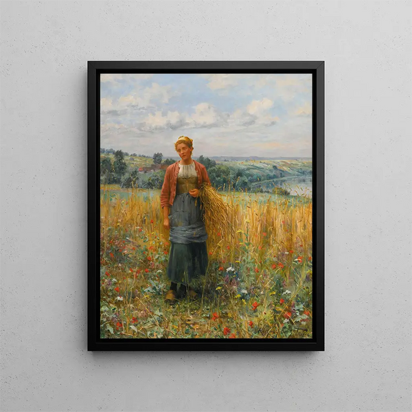 Jeannine Gleaning - Daniel Ridgway Knight — quadro incorniciato alla parete