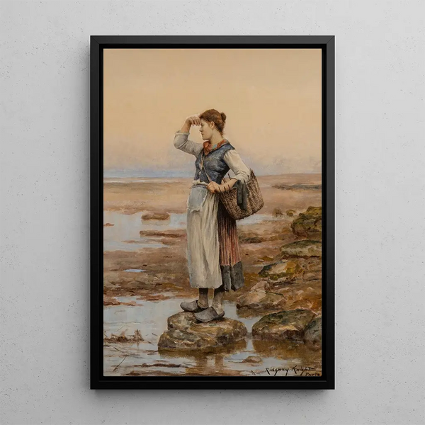Riproduzione del dipinto Le portatrici d'acqua - Daniel Ridgway Knight