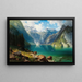 Vista del lago Königssee - Daniel Somogyi — quadro incorniciato alla parete