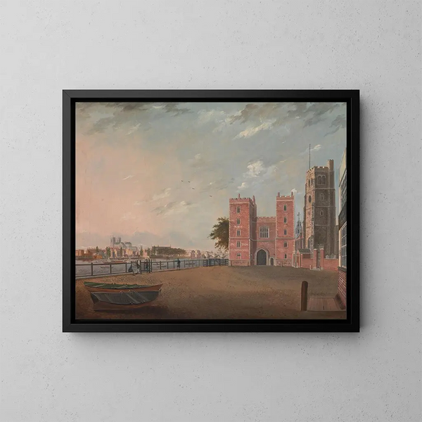 Palais de Lambeth visto da ovest - Daniel Turner — quadro incorniciato alla parete