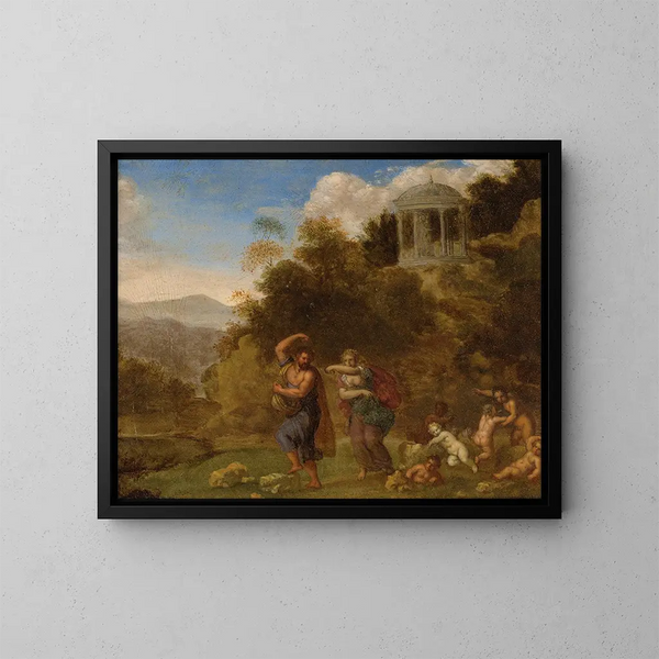 Deucalion e Pyrrha - Daniel Vertangen — quadro incorniciato alla parete