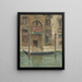 Portale di un palazzo veneziano - Daniele Bucciarelli — quadro incorniciato alla parete