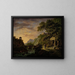 Paesaggio arcadico con tramonto - Daniël Dupré — quadro incorniciato alla parete
