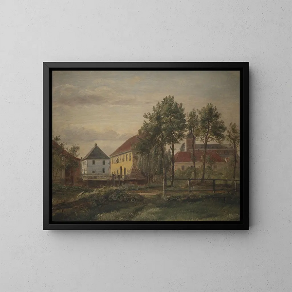 Un moulin à Odense - Dankvart Dreyer — quadro incorniciato alla parete