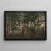 Il parco dei cervi a nord di Copenaghen - Dankvart Dreyer — quadro incorniciato alla parete