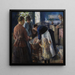 Nella vasca da bagno - Christian Krohg — quadro incorniciato alla parete