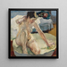 Nella vasca da bagno II - Leo Putz — quadro incorniciato alla parete