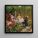 Nella casa estiva - Aleksander Gierymski — quadro incorniciato alla parete