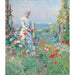 Riproduzione del dipinto Nel giardino (Celia Thaxter nel suo giardino) - Childe Hassam