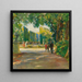 Nel parco del palazzo di Schönbrunn - August Rieger — quadro incorniciato alla parete