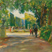 Nel parco del palazzo di Schönbrunn - August Rieger — vista dell’opera