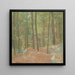 Nei boschi di pini - Emil Carlsen — quadro incorniciato alla parete
