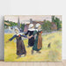Riproduzione del dipinto Danse Bretonne des Filles à Pont Aven di Paul Gauguin