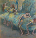 Riproduzione del dipinto Danseurs de ballet dans les coulisses - Edgar Degas