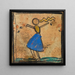 Danseuse con gonna blu - Egon Schiele — quadro incorniciato alla parete