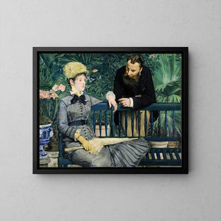 Nella serra - Edouard Manet | Stampa d'arte Quadro Decorazione murale poster copia