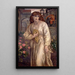 Salutation de Béatrice - Dante Gabriel Rossetti — quadro incorniciato alla parete