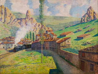 Daro de Regoyos - Pancorbo Passing Train.webp