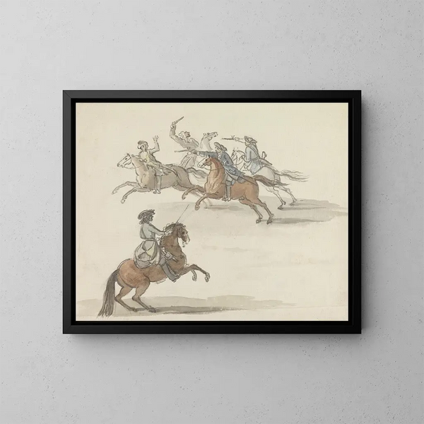 Il furto con scasso sulla strada - David Allan — quadro incorniciato alla parete