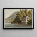 Platten de Tell sul lago dei Quattro Cantoni nel cantone di Uri - David Alois Schmid — quadro incorniciato alla parete