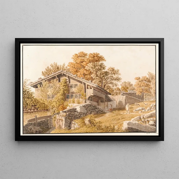 Ferme uranaise - David Alois Schmid — quadro incorniciato alla parete