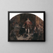 Gérard II ter Borch fatto cavaliere dal re Filippo IV - David Bles — quadro incorniciato alla parete