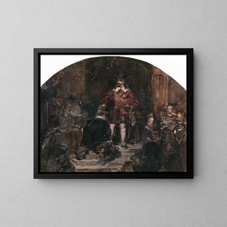 David Bles - Gerard II ter Borch knighted by king Philip IV.webp
