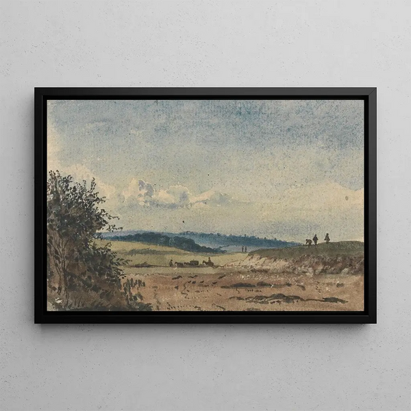 David Charles Read - Landscape With Figures and a Wagon.webp