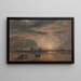 Scène di spiaggia all'alba - David Cox — quadro incorniciato alla parete