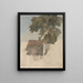Chalet e alberi - David Cox — quadro incorniciato alla parete