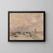 Il porto di Dieppe, vento fresco - David Cox — quadro incorniciato alla parete