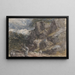 Conduite de moutons dans un paysage rocheux - David Cox — quadro incorniciato alla parete