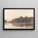 Eton dalla Tamigi - David Cox — quadro incorniciato alla parete