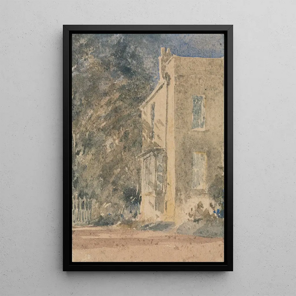 Maison de Greenfield - David Cox — quadro incorniciato alla parete