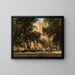 Chiesa di Harborne vicino a Birmingham - David Cox — quadro incorniciato alla parete
