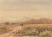 Cavaliere su un sentiero vicino al castello di Bolsover, Derbyshire - David Cox — vista dell’opera